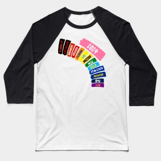 2024 Queer Team Rainbow NCAA Gymnastics Baseball T-Shirt